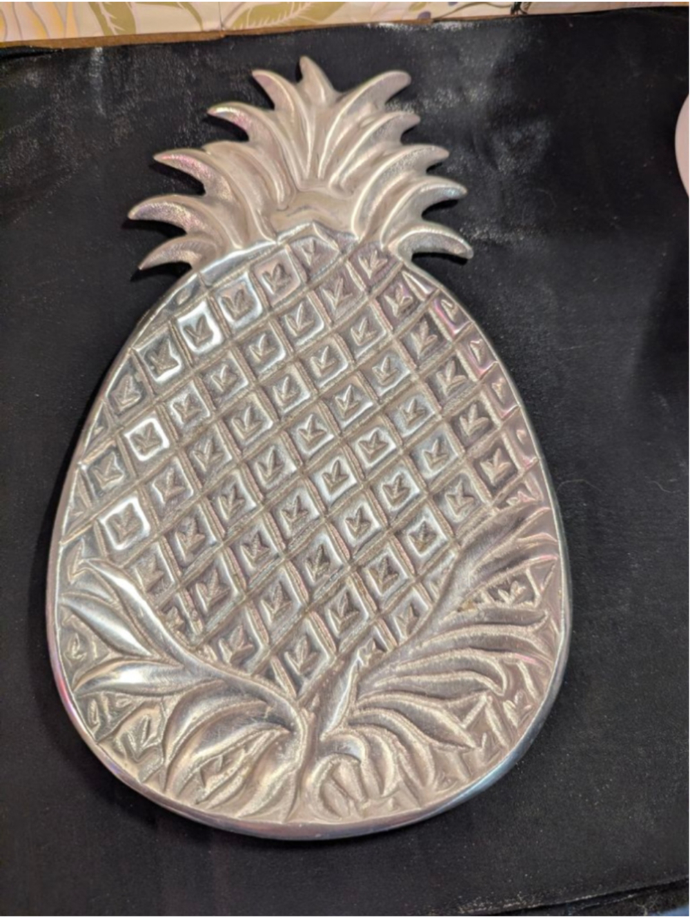Unbranded Silver Pineapple Serveware Tray One Size
